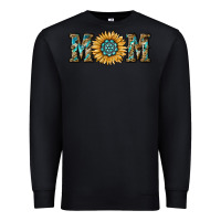 Black sunflower mom Premium Sweatshirt - RanaPortraitStore