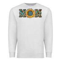 Oatmeal Heather sunflower mom Premium Sweatshirt - RanaPortraitStore