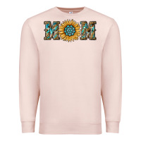 Pale Pink sunflower mom Premium Sweatshirt - RanaPortraitStore