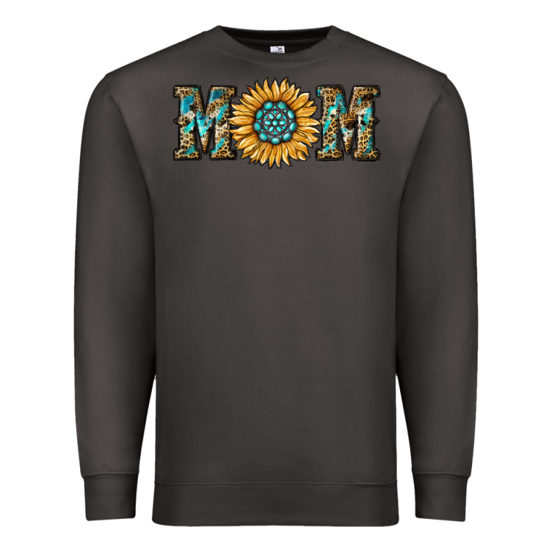 Sunflower Mom Premium Sweatshirt by RanaPortraitStore | Teevron