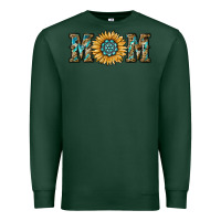 Sports Green sunflower mom Premium Sweatshirt - RanaPortraitStore