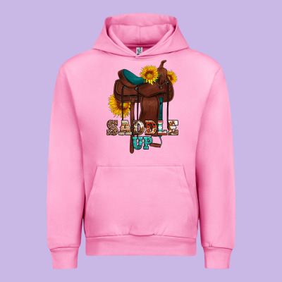 Saddle Up Cowboy Western Sunflowers Urban Hoodie Designed By Artiststas