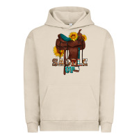 Pigment French Oak saddle up cowboy western sunflowers Urban Hoodie - Artiststas