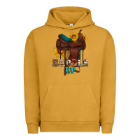 Pigment Peanut Butter saddle up cowboy western sunflowers Urban Hoodie - Artiststas