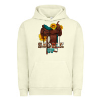Pigment Pistachio saddle up cowboy western sunflowers Urban Hoodie - Artiststas