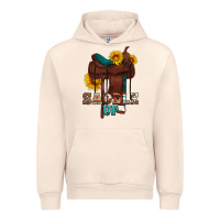 Sandshell saddle up cowboy western sunflowers Urban Hoodie - Artiststas