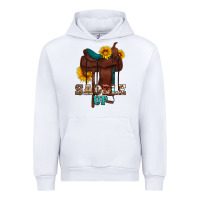 White saddle up cowboy western sunflowers Urban Hoodie - Artiststas