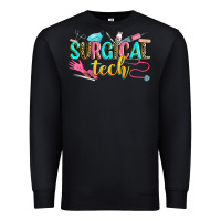 Black surgical tech Premium Sweatshirt - Zillion Design Studio