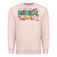 Pale Pink surgical tech Premium Sweatshirt - Zillion Design Studio