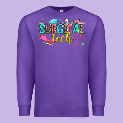 Surgical Tech Premium Sweatshirt Designed By Zillion Design Studio