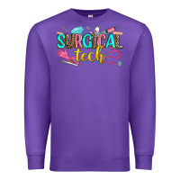 Purple surgical tech Premium Sweatshirt - Zillion Design Studio