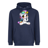 Navy pride cute unicorn Heavyweight Hoodie - texasbilliewilder