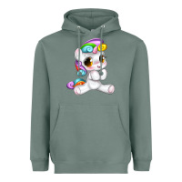 Sage pride cute unicorn Heavyweight Hoodie - texasbilliewilder