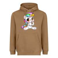 Toasted Coconut pride cute unicorn Heavyweight Hoodie - texasbilliewilder