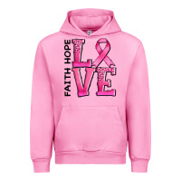Fuchsia Pink faith hope love Urban Hoodie - AdoDesignShop