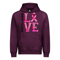 Mauve Wine faith hope love Urban Hoodie - AdoDesignShop