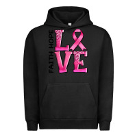 Pigment Black faith hope love Urban Hoodie - AdoDesignShop