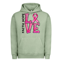 Pigment Oil Green faith hope love Urban Hoodie - AdoDesignShop