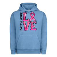 Pigment Pebble Blue faith hope love Urban Hoodie - AdoDesignShop