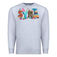 Heather Grey stna Premium Sweatshirt - Zillion Design Studio