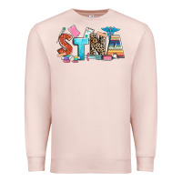 Pale Pink stna Premium Sweatshirt - Zillion Design Studio