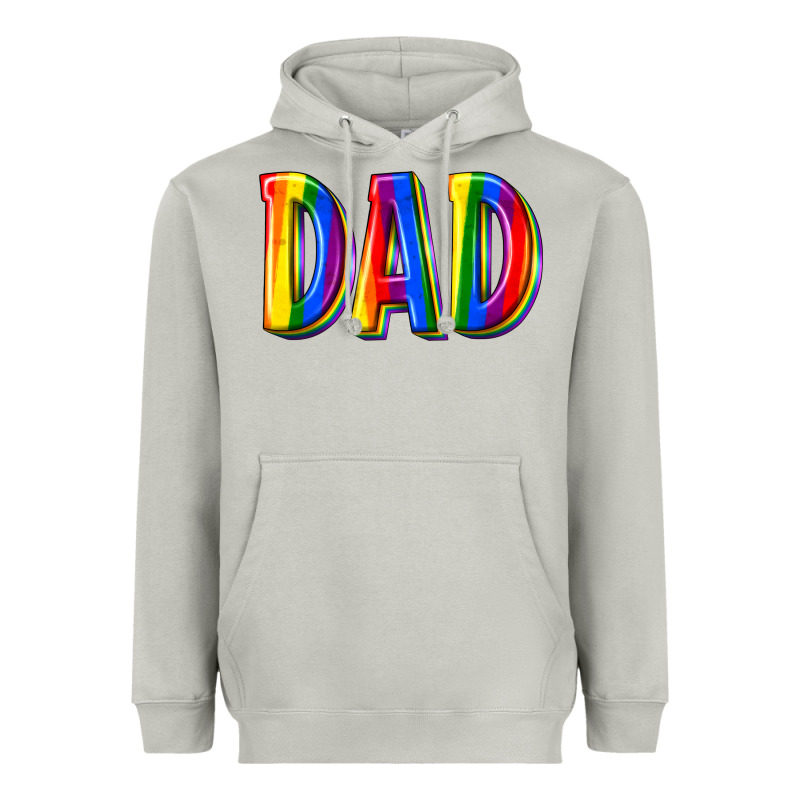 Pride Dad Heavyweight Hoodie by texasbilliewilder | Teevron