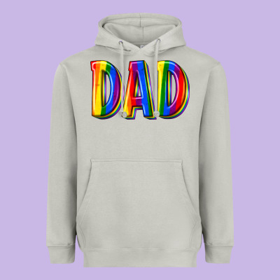 Heavyweight Hoodie pride dad