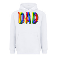 White pride dad Heavyweight Hoodie - texasbilliewilder