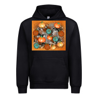 Black cowhide pumpkin Urban Hoodie - AdoDesignShop