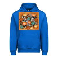 Cobalt cowhide pumpkin Urban Hoodie - AdoDesignShop