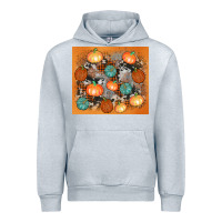 Heather Grey cowhide pumpkin Urban Hoodie - AdoDesignShop
