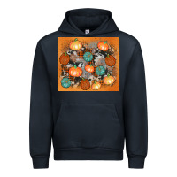 Navy cowhide pumpkin Urban Hoodie - AdoDesignShop