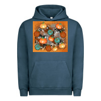 Pigment Midnight Navy cowhide pumpkin Urban Hoodie - AdoDesignShop