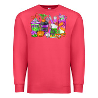 Cardinal Halloween Nurse Coffee Cups Premium Sweatshirt - texasbilliewilder