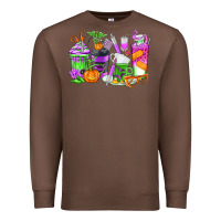 Chestnut Halloween Nurse Coffee Cups Premium Sweatshirt - texasbilliewilder