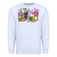 White Halloween Nurse Coffee Cups Premium Sweatshirt - texasbilliewilder