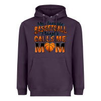 Plum my favorite basketball player calls me mom Heavyweight Hoodie - Zillion Design Studio