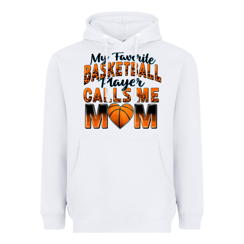 My Favorite Basketball Player Calls Me Mom Heavyweight Hoodie by Zillion Design Studio | Teevron