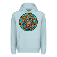 Blue Mist horseshoe circle Premium Hoodie - JahusDesignShop