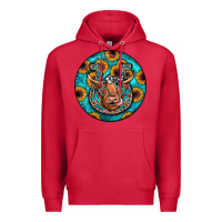 Cardinal horseshoe circle Premium Hoodie - JahusDesignShop