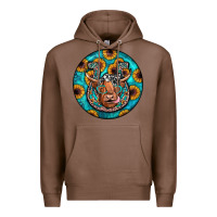 Chestnut horseshoe circle Premium Hoodie - JahusDesignShop