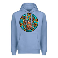 Colony Blue horseshoe circle Premium Hoodie - JahusDesignShop