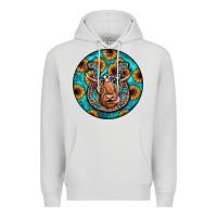 Dove Grey horseshoe circle Premium Hoodie - JahusDesignShop