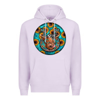 Lilac horseshoe circle Premium Hoodie - JahusDesignShop