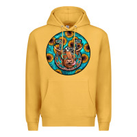 Mustard horseshoe circle Premium Hoodie - JahusDesignShop