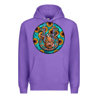 Purple horseshoe circle Premium Hoodie - JahusDesignShop