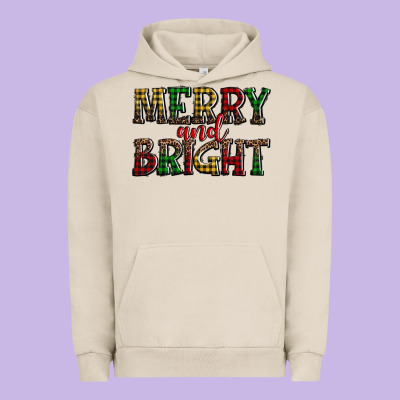 Merry And Bright Urban Hoodie Designed By Adodesignshop