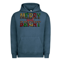 Pigment Midnight Navy merry and bright Urban Hoodie - AdoDesignShop
