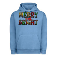 Pigment Pebble Blue merry and bright Urban Hoodie - AdoDesignShop