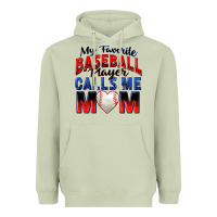 Matcha my favorite baseball player calls me mom Heavyweight Hoodie - Zillion Design Studio